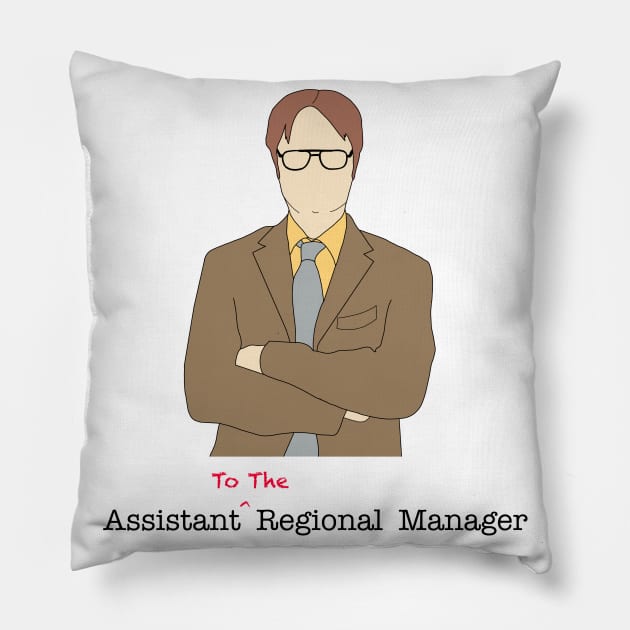 Assistant (To The) Regional Manager Pillow by Trashley Banks