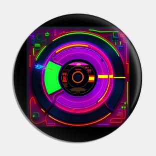 Technics Glow Party DJ Turntable Pin