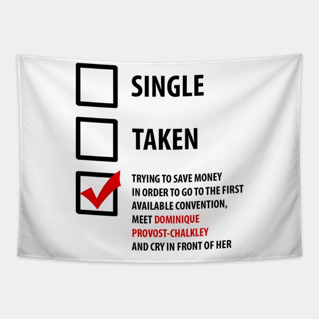 Single, Taken... Wynonna Earp Tapestry by CriSan