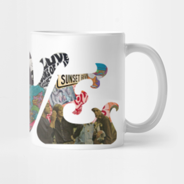 Arthur Lee and Love Logo Collage - Arthur Lee Love Band - Mug | TeePublic
