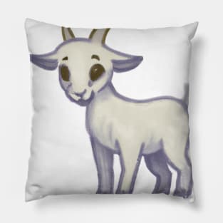 Cute Goat Drawing Pillow