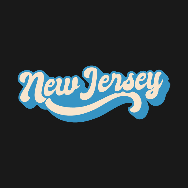 New Jersey Retro by SunburstGeo