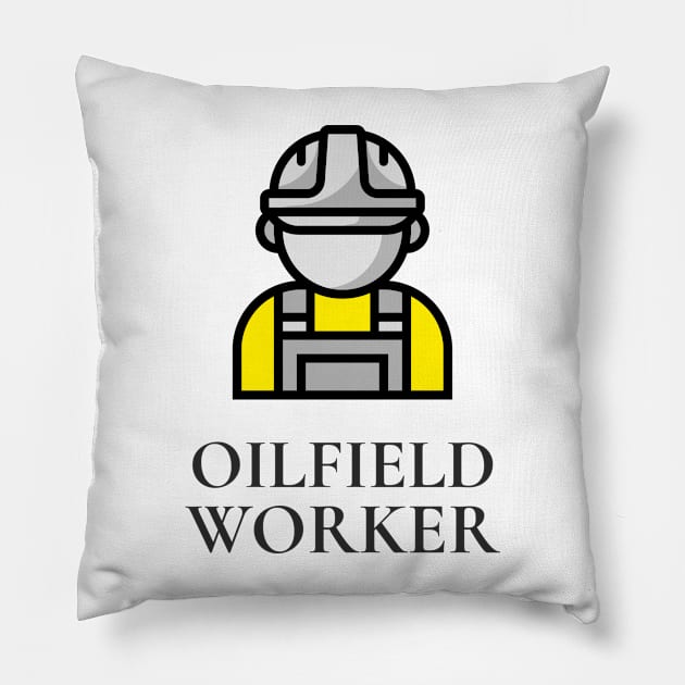 Oilfield Worker Pillow by Canada Tees