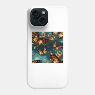 Monarch Butterflies Watercolor 11 Phone Case