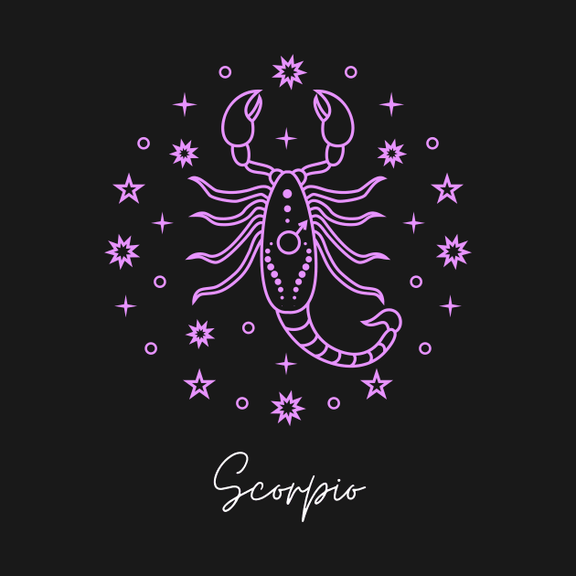 Astrology birthday zodiac sign Scorpio by Mia