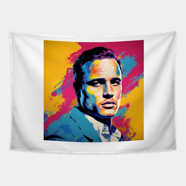 Brando Pop Art 1 Tapestry by AstroRisq