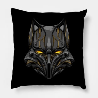 WOLF ROBO HEAD Pillow