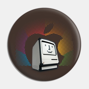 Happy Mac Pin