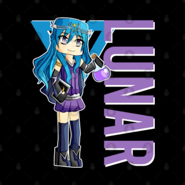 Lunar Itsfunneh Funneh Youtuber Krew Crew Fan Art 2022 Krew Pin Teepublic 