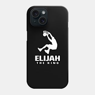 Elijah Custom Player Basketball Your Name The King Phone Case