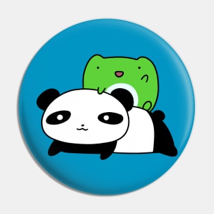 Frog and Panda Pin