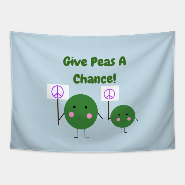 Give Peas A Chance! Tapestry by CatGirl101