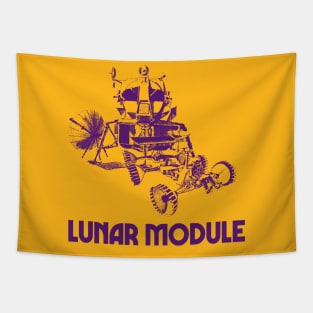 Apollo Lunar Module Tribute Design Tapestry