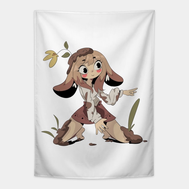 Shirt and Dirt Tapestry by StickyAndSleepy