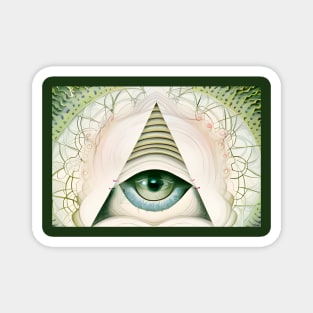 Illuminated Vision (2) - Trippy Psychedelic Eye Magnet