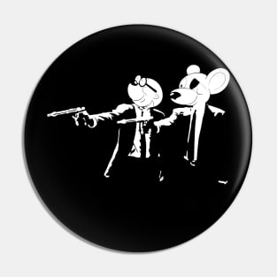 Danger Mouse And Penfold Pulp Fiction Pin