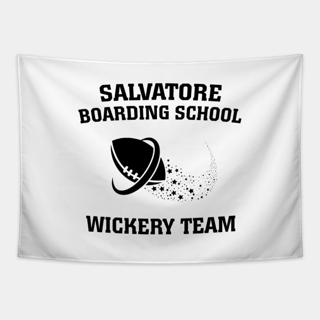 Legacies - Salvatore Boarding School Wickery Team Tapestry by BadCatDesigns