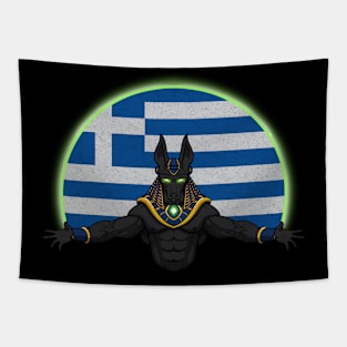 Anubis Greece Tapestry