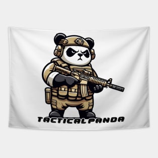 Tactical Panda Tapestry