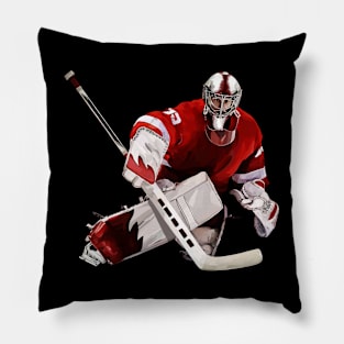 ice hockey goalkeeper Pillow