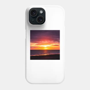 Sunset on the coast of Wales Phone Case