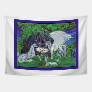 Unicorns Tapestry