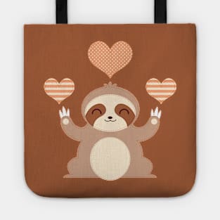 Stitched Sloth Tote