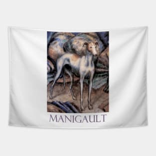 The Greyhound  or Whippet by Edward Middleton Manigault Tapestry