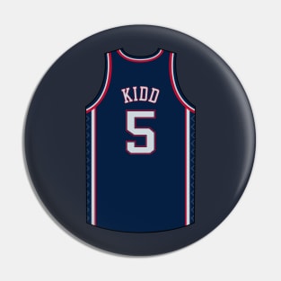 Jason Kidd New Jersey Jersey Qiangy Pin