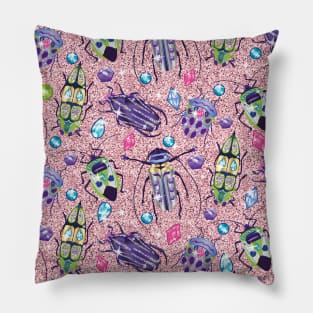 Y2K Glitter Bug Pillow