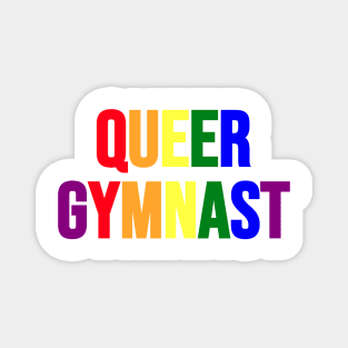 QUEER GYMNAST (Rainbow) Magnet