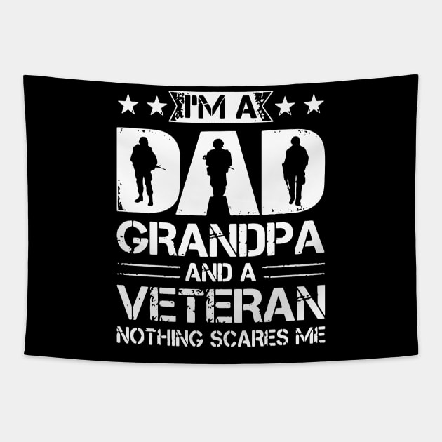 grandpa veteran shirt Tapestry by whatdlo