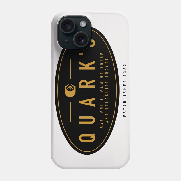 Quark's Bar, Grill, Gaming House & Holosuite Arcade Phone Case by alanduda