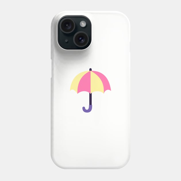 Pink and yellow umbrellas Phone Case by petitspixels