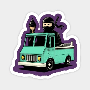 Ninja Ice Cream Magnet