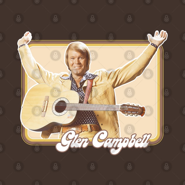 Glen Campbell // Retro 70s Style Fan Design by DankFutura