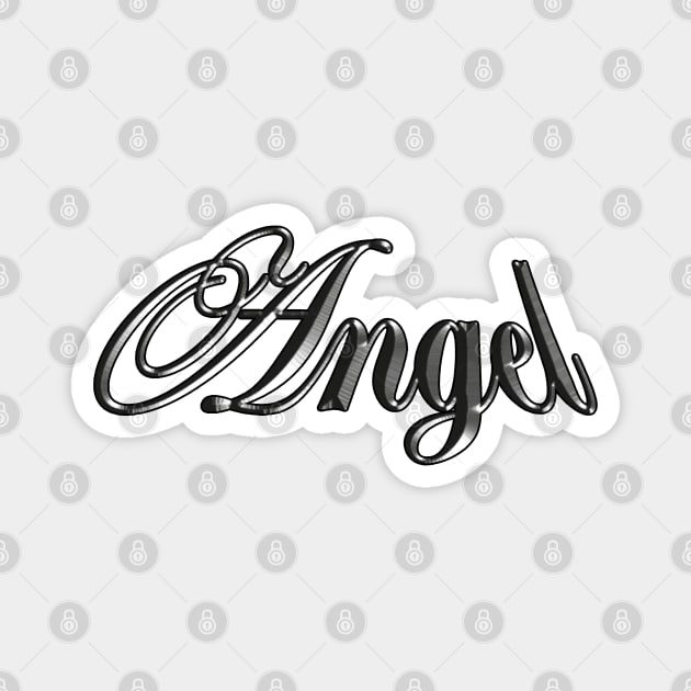 Angel - Molten Metal / Liquid Metal Magnet by CottonGarb