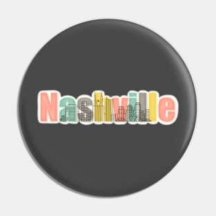 Nashville Tennessee Design Pin