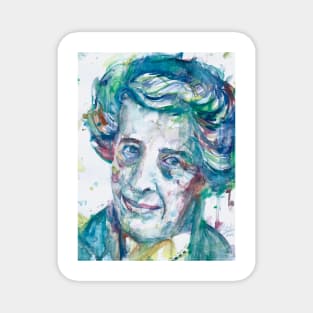 HANNAH ARENDT watercolor portrait .1 Magnet