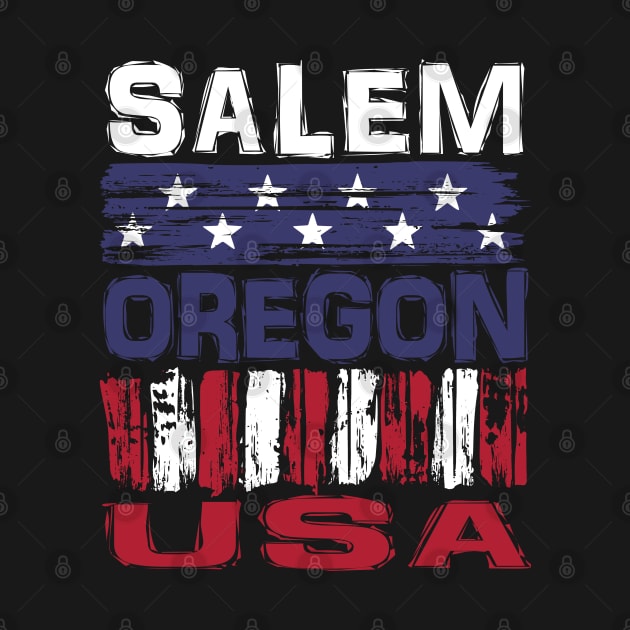 Salem Oregon  USA T-Shirt by Nerd_art