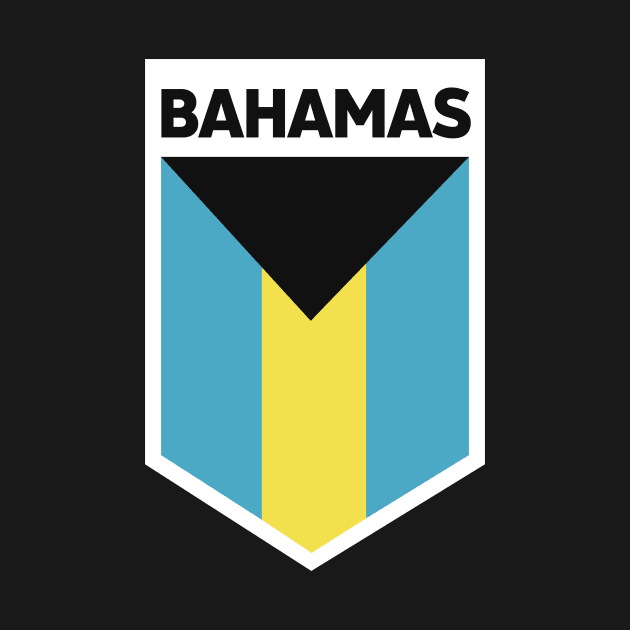 Bahamas Flag Emblem by SLAG_Creative