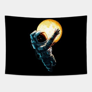 Astronaut Moon Play Tapestry