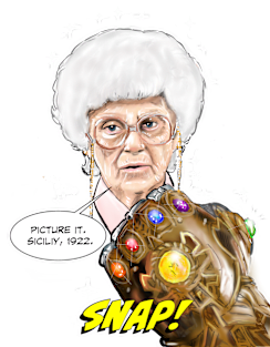 Sophia The Mad Titan Magnet