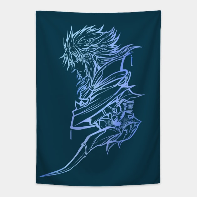 FF1 character art Tapestry by mcashe_art