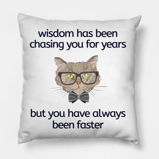 Cat Wisdom Pillow