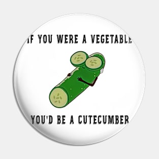 flirting - Cutecumber Pin