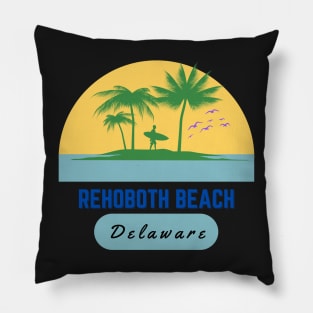 Rehoboth Beach Delaware Souvenir Pillow