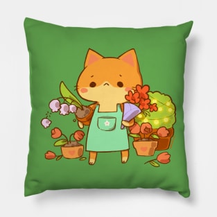 Wilted Flowers Cat Pillow