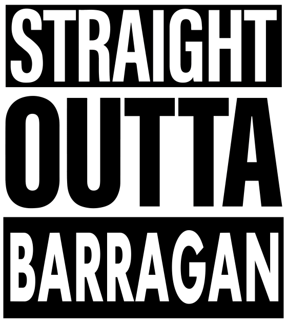 Barragan Name Straight Outta Barragan Kids T-Shirt by ThanhNga