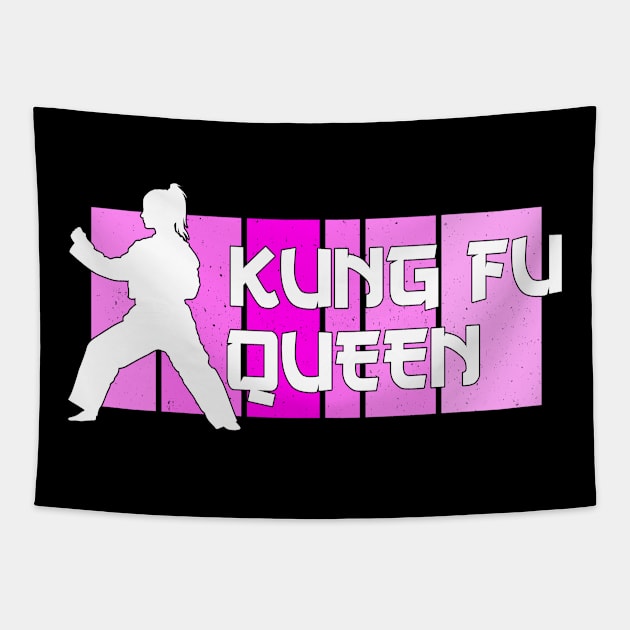 kung fu queen Tapestry by Jabinga